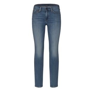 MOTHER Denim Jeans Women's Skinny Fit Stretch Mid Rise Size 25 Looker‎ Ankle